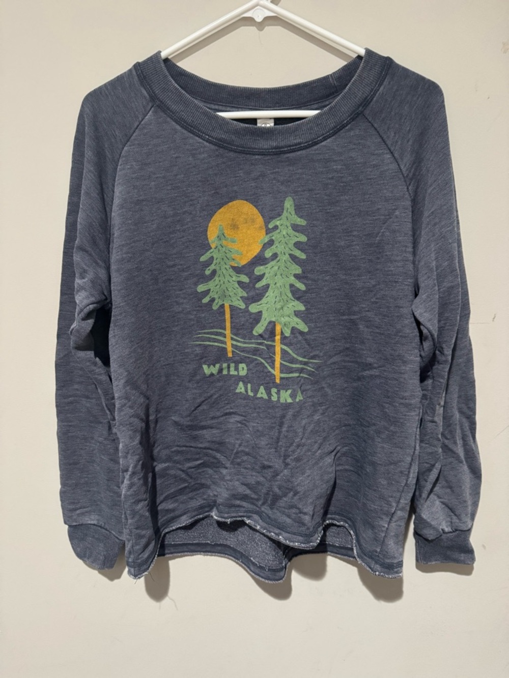 Wild Alaska Graphic Crewneck Sweatshirt - Slate